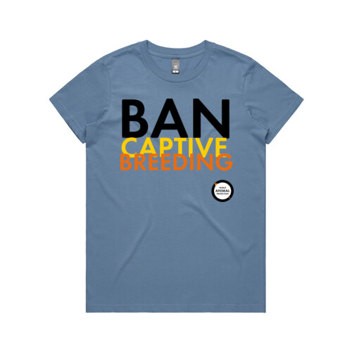 Women's Tee: Ban Captive Breeding Thumbnail