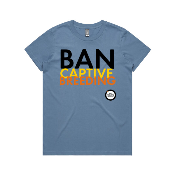 Women's Tee: Ban Captive Breeding Thumbnail