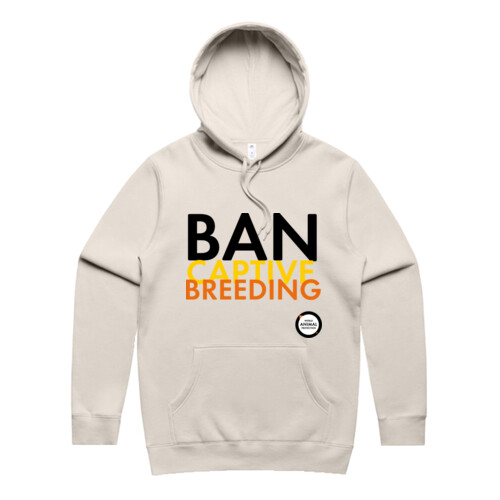Men's Hoodie: Ban Captive Breeding Thumbnail