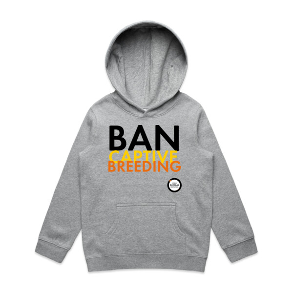 Kids hoodie: Ban captive breeding Thumbnail