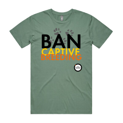 Men's Tee: Ban Captive Breeding - Paws Thumbnail