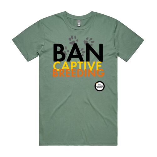 Men's Tee: Ban Captive Breeding - Paws Thumbnail