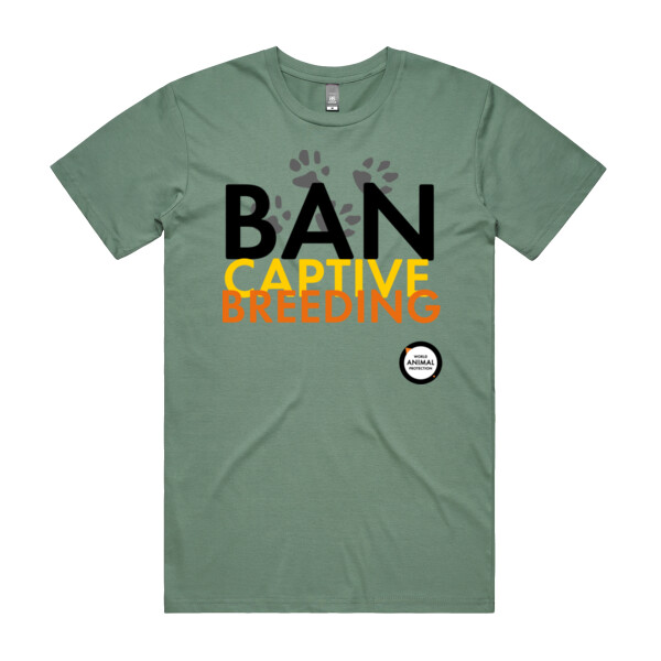 Men's Tee: Ban Captive Breeding - Paws Thumbnail