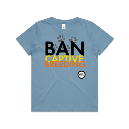 Kids Tee: Ban Captive Breeding - Paws Thumbnail