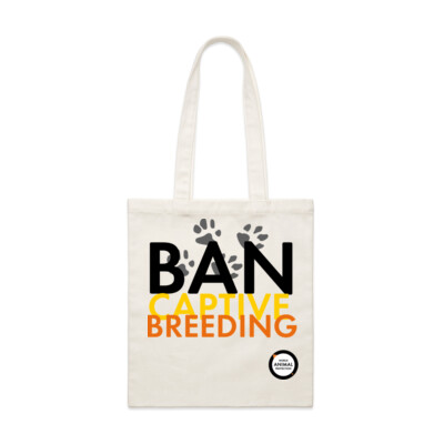 Tote bag: Ban Captive Breeding - Paws Thumbnail