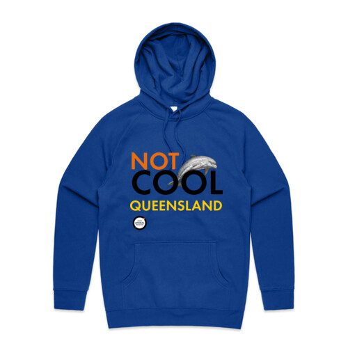 Men's Hoodie: Not Cool Queensland - Dolphin Thumbnail