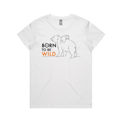 Women's Tee: Bears - Born to be Wild Thumbnail