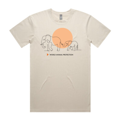 Men's Tee: Wandering Elephant Thumbnail