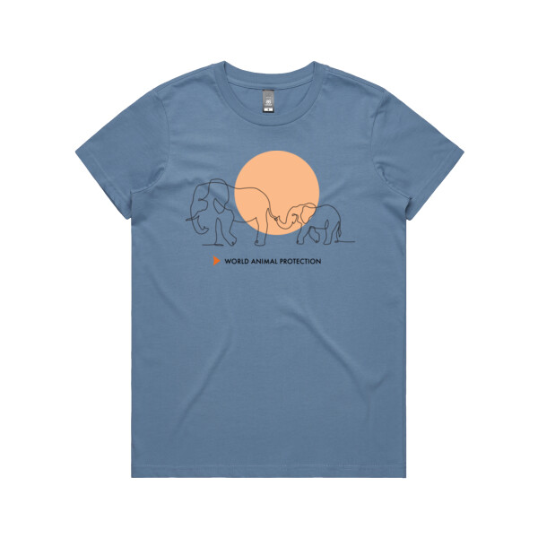 Women's Tee: Wandering Elephants Thumbnail