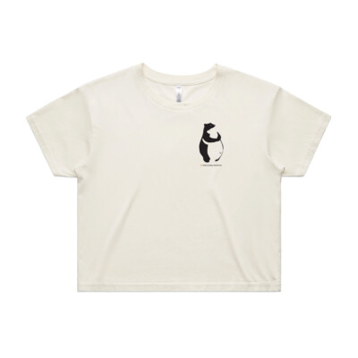 Women's Crop Tee: Bear Hug Thumbnail