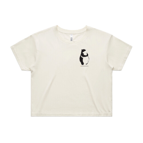 Women's Crop Tee: Bear Hug Thumbnail