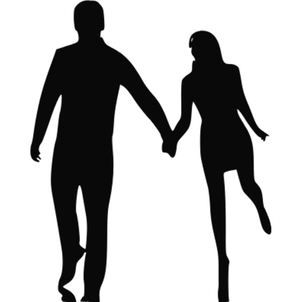 boy with girl silhouette Thumbnail