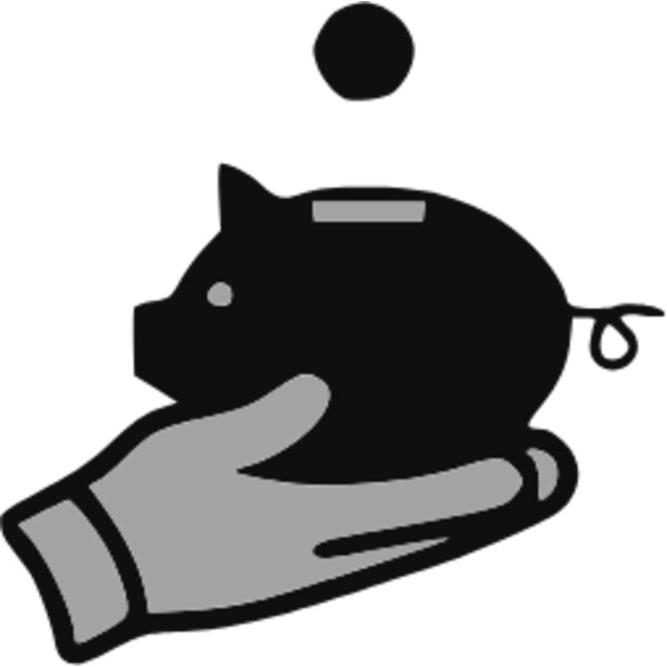 piggy bank in hand Thumbnail