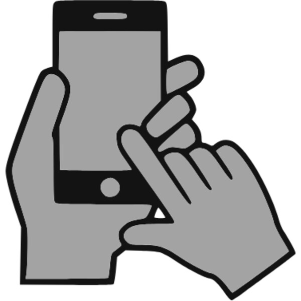 hand holding smartphone Thumbnail