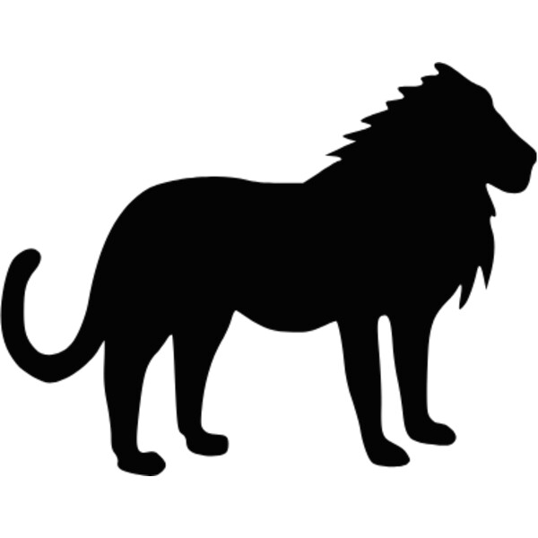 lion black sil Thumbnail