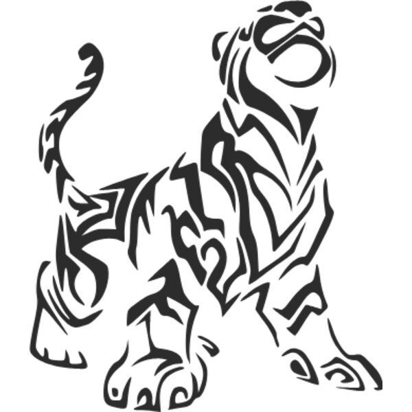tiger tribal art Thumbnail