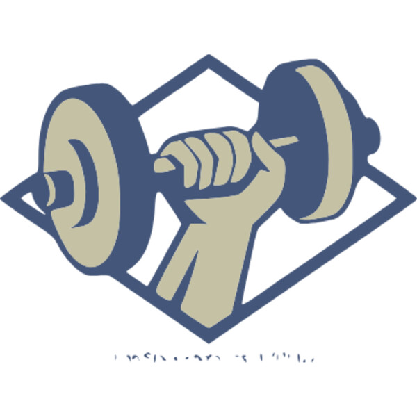 weight lifter hand symbol Thumbnail