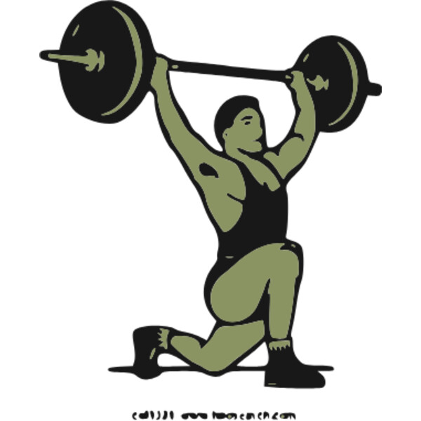 man weight lift green Thumbnail