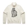 Women Stencil Half Zip Hood Thumbnail