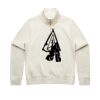 Women Stencil Half Zip Hood Thumbnail