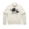 Women Stencil Half Zip Hood Thumbnail