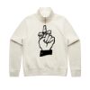 Women Stencil Half Zip Hood Thumbnail