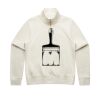 Women Stencil Half Zip Hood Thumbnail