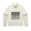 Women Stencil Half Zip Hood Thumbnail