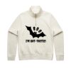 Women Stencil Half Zip Hood Thumbnail