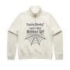 Women Stencil Half Zip Hood Thumbnail