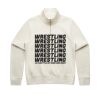 Women Stencil Half Zip Hood Thumbnail