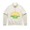 Women Stencil Half Zip Hood Thumbnail