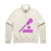 Women Stencil Half Zip Hood Thumbnail