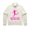 Women Stencil Half Zip Hood Thumbnail
