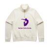 Women Stencil Half Zip Hood Thumbnail