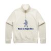 Women Stencil Half Zip Hood Thumbnail